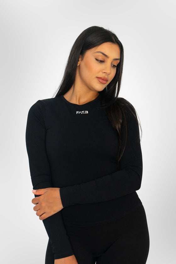 PRE ORDER - Staple long sleeve tee - Black