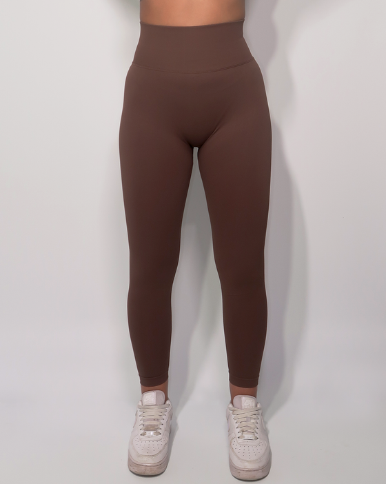 REFINE LEGGINGS - CHOCOLATE